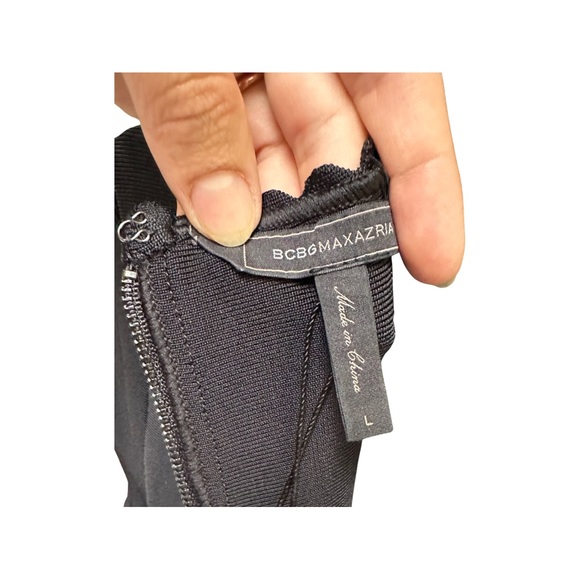 NWT Size L BCBGMAXAZRIA Womens Scalloped Sweetheart Dress - Picture 6 of 15